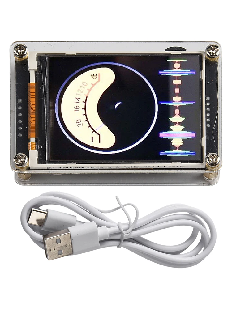 HD LCD متر مؤشر الطيف الموسيقي الديكور الداخلي 13 وضع العرض تصميم مدمج ميكروفون عالي الحساسية