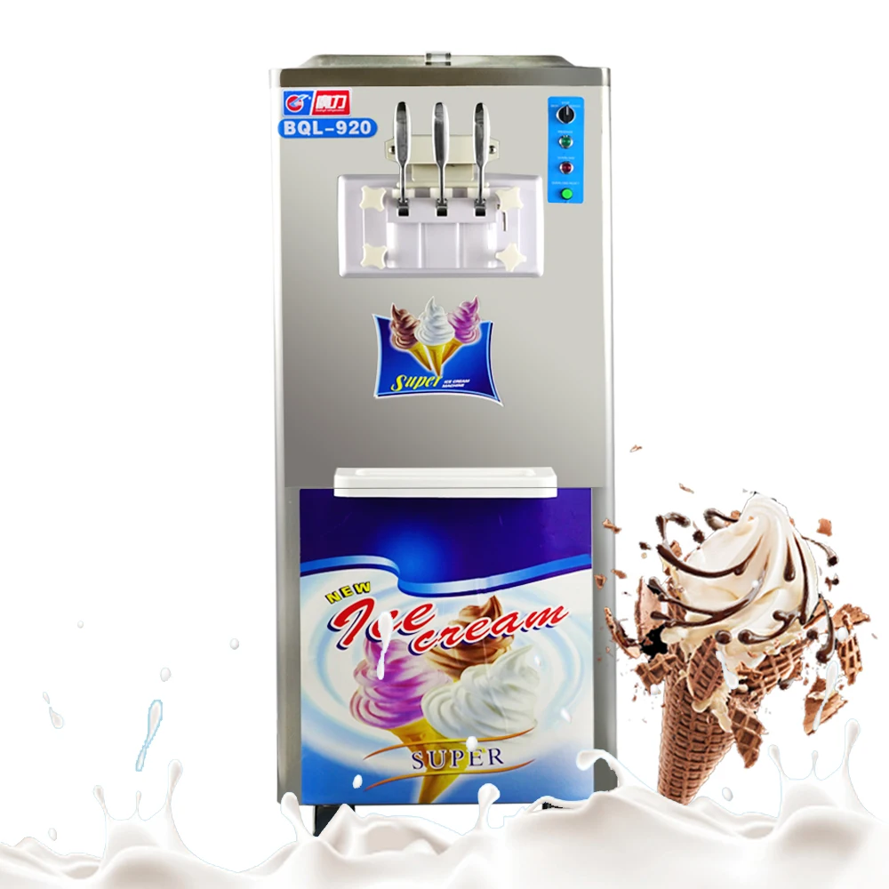 

Commercial Italian Frozen Yogurt Soft Serve Ice Cream Maker Making Snack Machine for Ice Cream