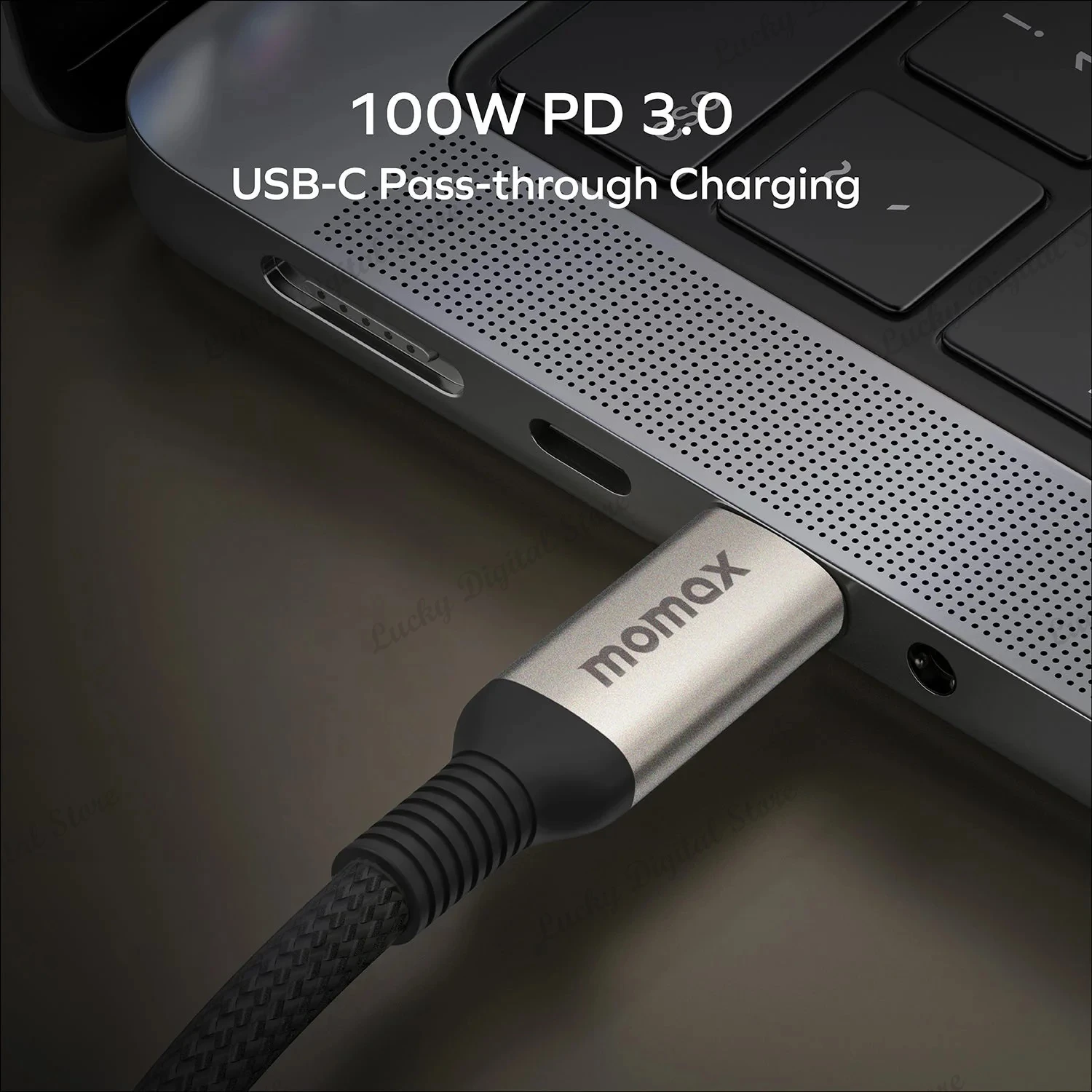 Momax 9 in 1 USB-C Hub Fast 10Gbps USB 3.2 Display Hub 100W Max PD-in لجهاز MacBook Pro iPad iPhone 15 Surface Pro Dell والمزيد
