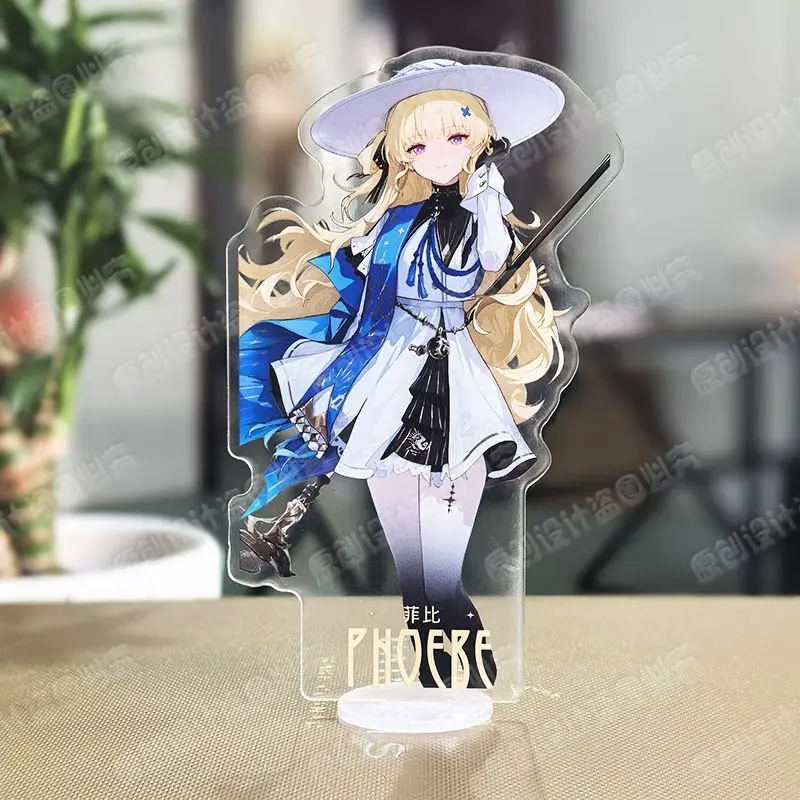 Game Wuthering Waves Anime Figure Acrylic Stand Model Plate Desk Decor Standing Sign Desktop Fans 15cm