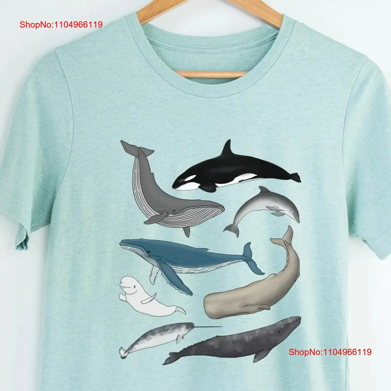 

Whale T Shirt Ocean Beluga Orca Dolphin Sea Animals Save the Marine Biology vintage Washed Slightly Stretched Soft graphic