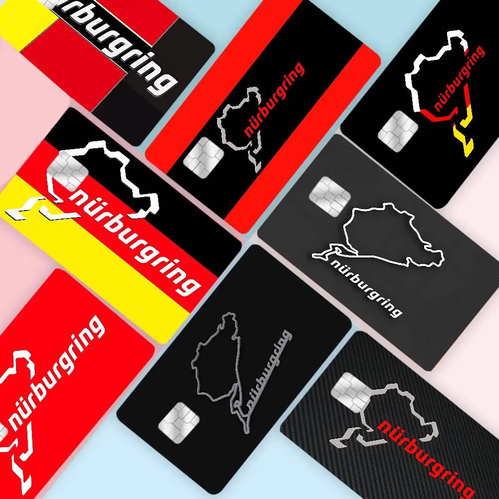 Pellicola Adesiva Ft Nurburgring Anmie Per La Parte Anteriore Di Carte Di Credito, Carte Di Debito E Carte Bancarie