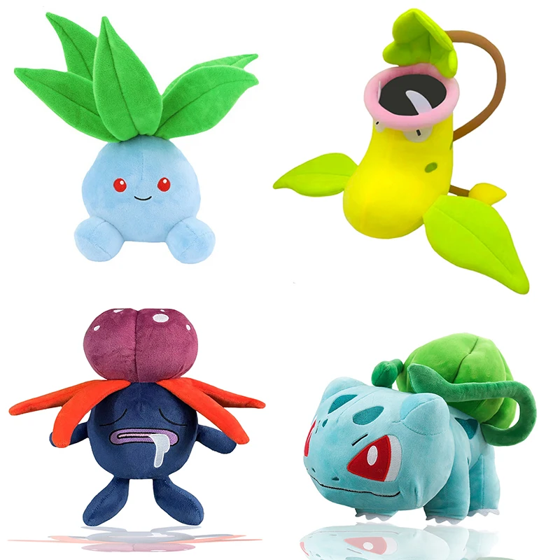 ポケモン ヴィクトリーベル フシギダネ グルーム人形 3 色チコリータ