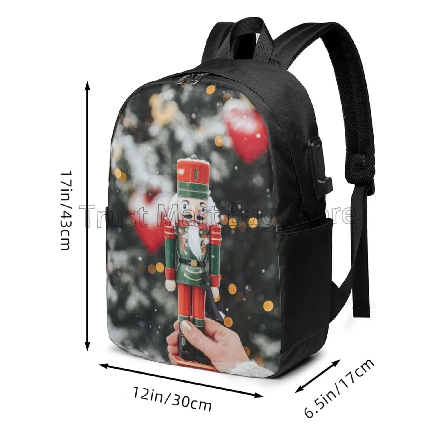 Custom Laptop Backpack Personalized Large Capacity Shoulder Traveling Bag Add Your Photo Text Casual Travel Backpack Knapsack