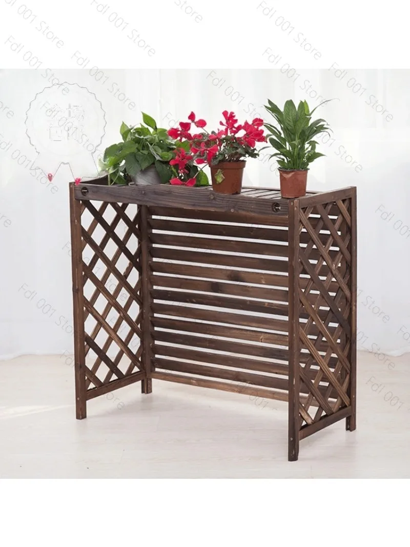 support-decoratif-en-bois-anti-corrosion-pour-climatiseur-de-balcon-2026-grille-exterieure-en-bois-pour-machine-exterieure-support-en-maille-de-bois-pour-exterieur