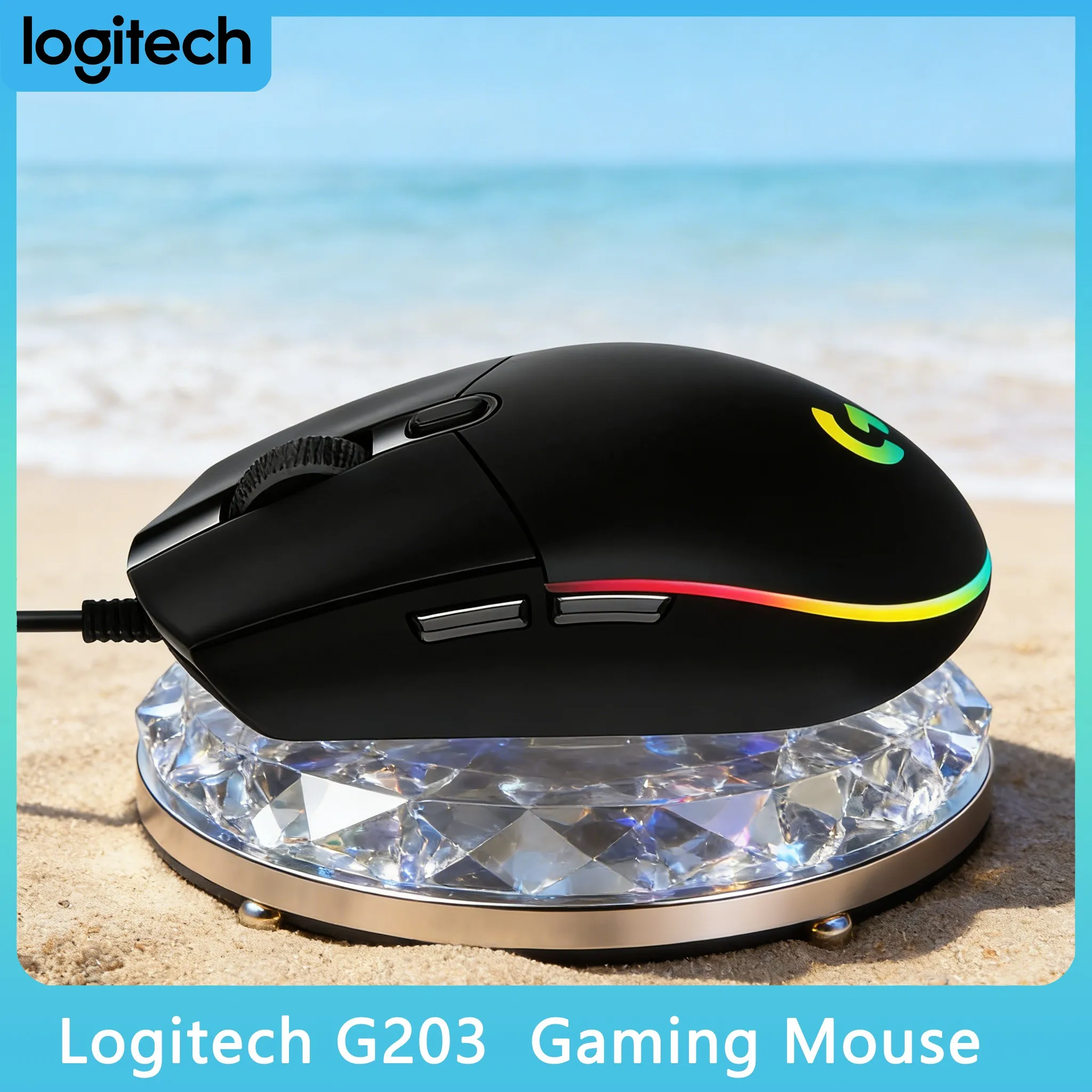 

Игровая мышь Logitech G203: точное отслеживание для гоночных игр