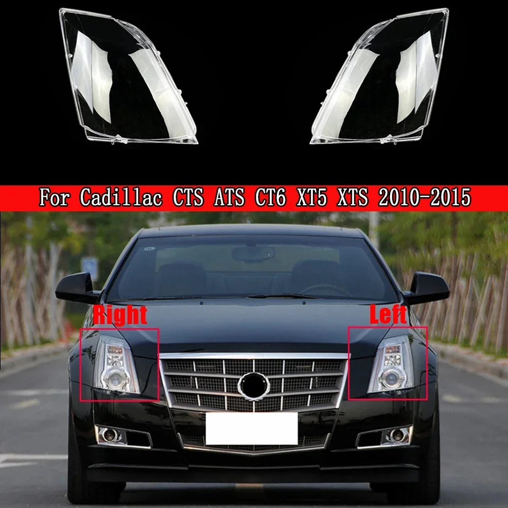 

Линза фары для Cadillac CTS ATS CT6 XT5 XTS 2008 ~ 2015 прозрачная крышка фары из плексигласа, замена оригинального абажура