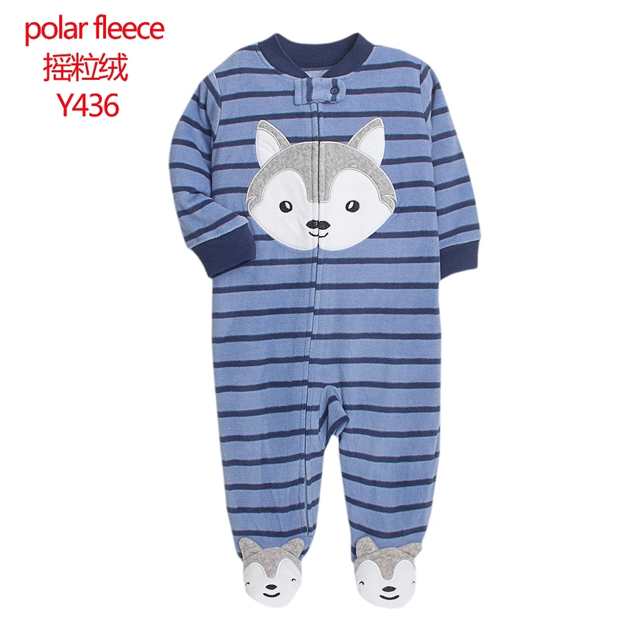 2024 New in Fleece Jumpsuit Autumn Long Sleeved Newborn Boys Girls Zipper Sweater Children\'s Clothing Toddler Jumpsuit 0 To 12M