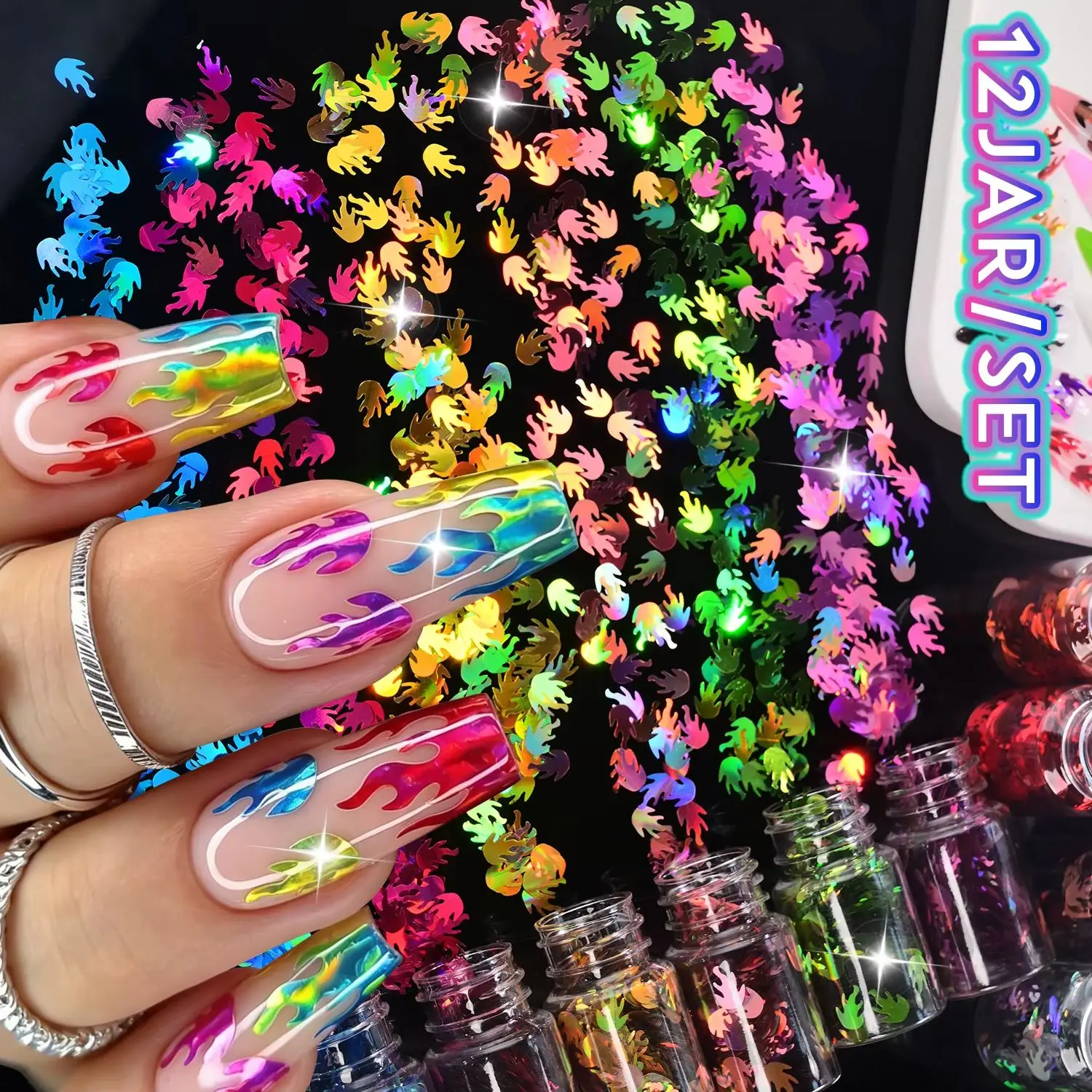 12-potes-de-lantejoulas-holograficas-em-formato-de-chama-para-decoracao-de-unhas-glitter-iridescente-a-laser-em-formato-de-fogo-flocos-ultrafinos-aurora-para-unhas