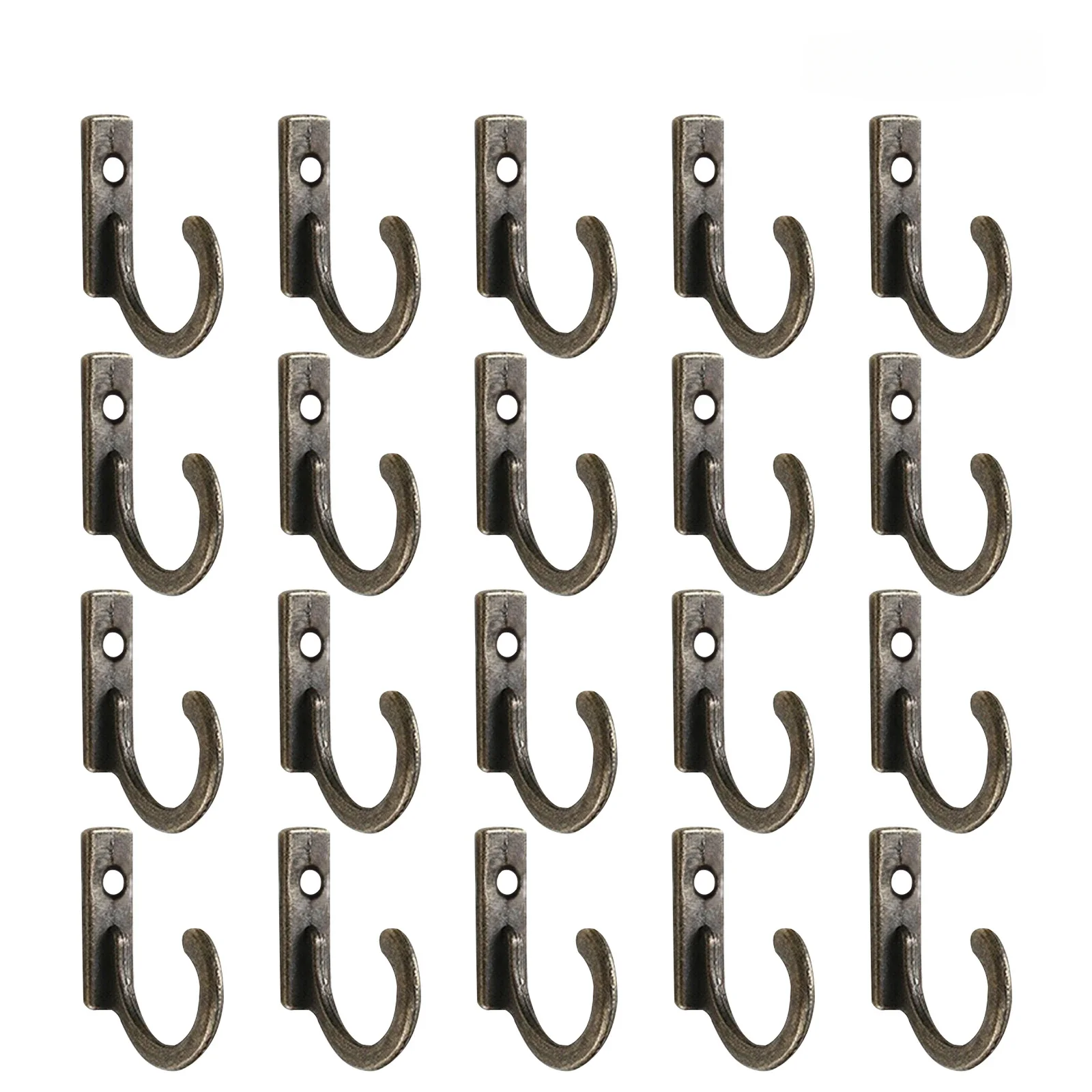 10 Pcs Vintage Storage Rack Wall Hooks for Home Coats Hat Clothes Hanger Towel Key Wall Mounted Hook Kitchen Bathroom Hooks