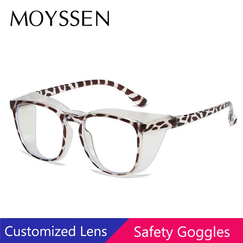 Oversized Labor Safety Glasses Customized Lens Protective Myopia Glasses Anti Fog Goggles For Men And Women Prescription Eyewear