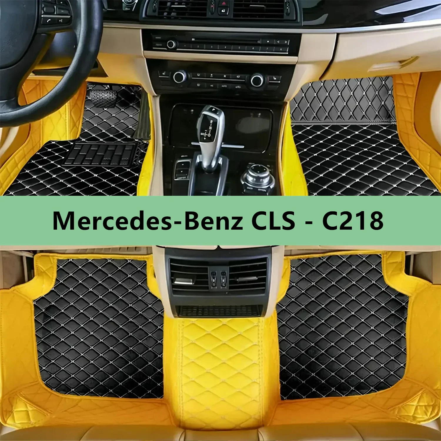 Autofußmatten für Mercedes-Benz CLS - C218 2011 2012 2013 2014 2015 2016 2017 2018 Autofußmatten für Männer Frauen Autozubehör
