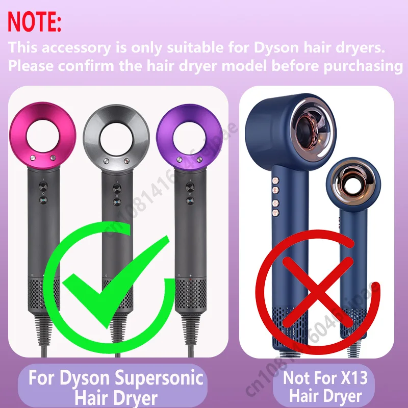 Anti-Flying Nozzle For Dyson Supersonic Hair Dryer HD15 Accessories New Flyaway Dryer Attachment Nozzles 200 ℃ without melting