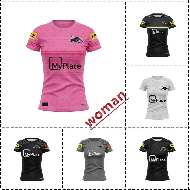 

Customization 2024 Penrith Panthers Home / Away / Training Rugby Jersey - Women's Size:S-XXXL（Print Name Number）Top Quality