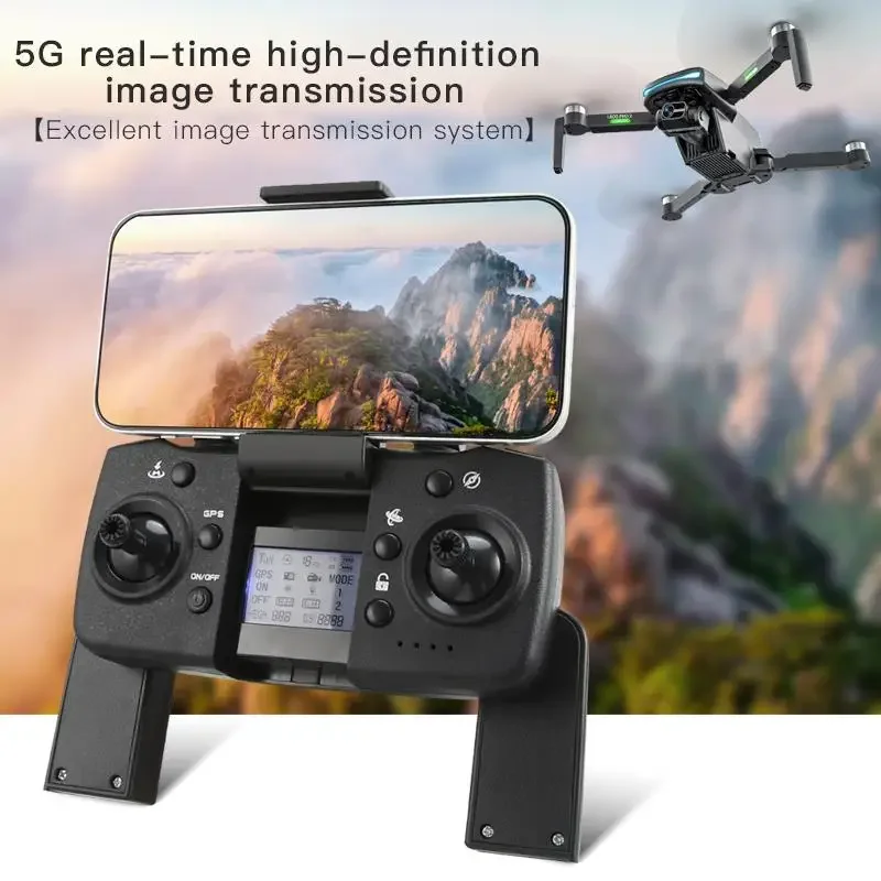 L800Pro GPS Drone 4K 8K Professional HD Camera Dron 3-axis Anti-shake Gimbal Avoidance Brushless Motor Foldable Quadcopter 1200M