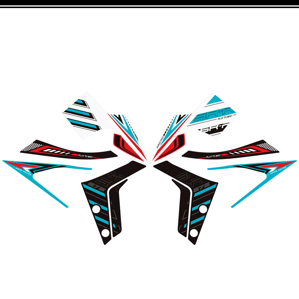 For 675SR-R 675SRR 675 SR R 675SR 2025 2026 Motorcycle Side Fairing Panel Windshield Windscreen PVC Stickers Decals Protection