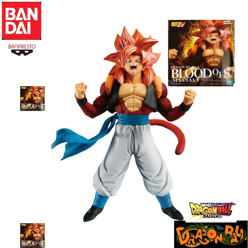 

Оригинальная фигурка Bandai Banpresto Anime Dragon Ball GT BLOOD OF SAIYANS Gogeta, новая, в коробке