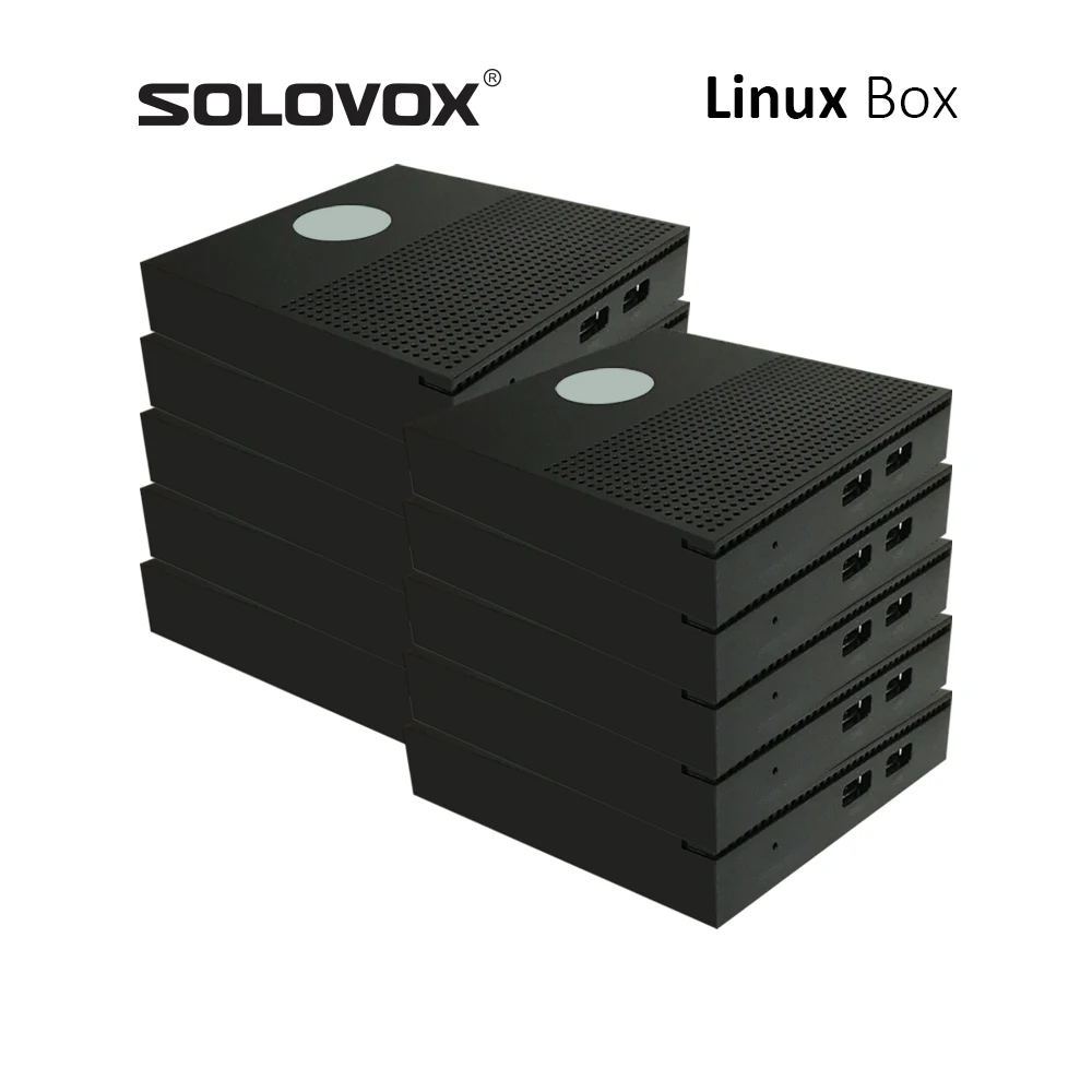 SOLOVOX-Linux TV Box ، بث IPTV ، جهاز استقبال Stalkerid Xtreamcode 4K ، للبيع في عبوات ، Linux4.9 OTT ، بالجملة ، 10: