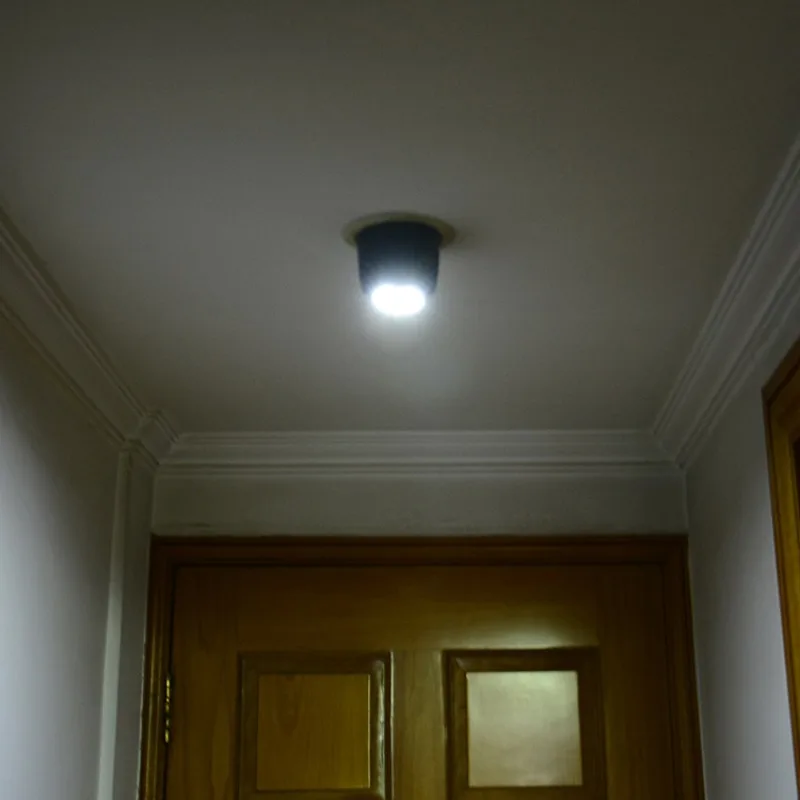 Battery Operated LED Spotlight PIR Motion Sensor Light Wireless Infrared Wall Lamp Home Indoor Outdoor Detector Security Light