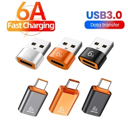 3.0 USB do adaptera typu C OTG konwerter USB do laptopa Xiaomi Samsung Huawei OPPO Realme szybka ładowarka Adapter