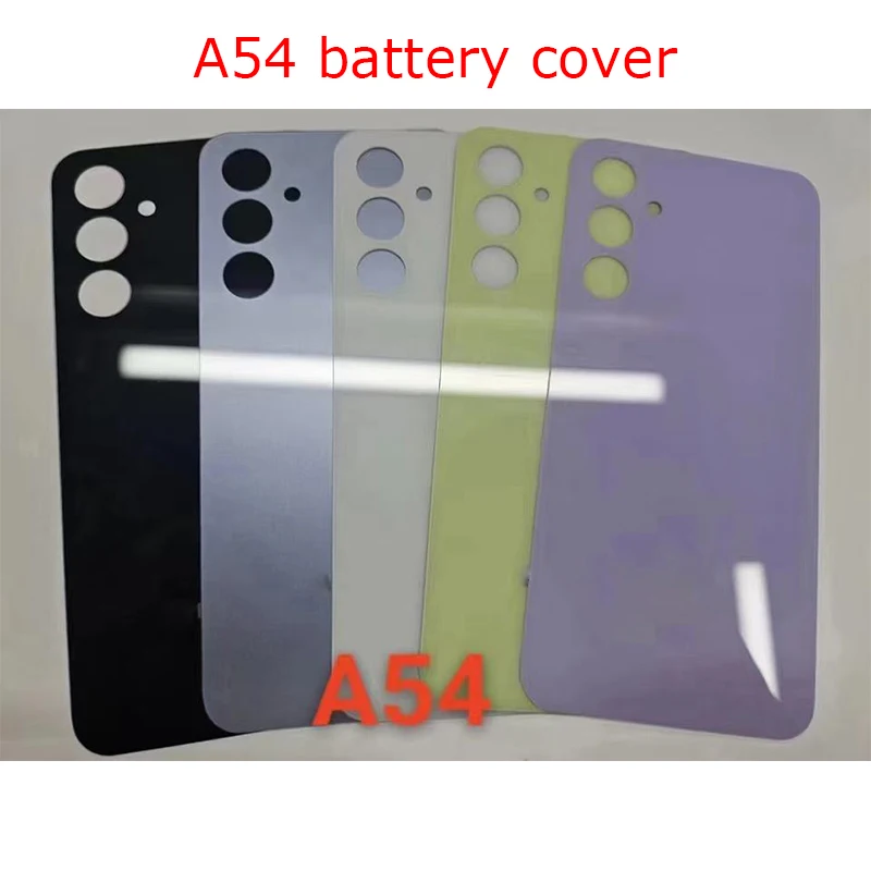 

A54 5G A546 Glass For Samsung Galaxy SM-A54 Battery Back Cover Rear Door Lid Panel Shell Housing Case Camera Lens chaiss Sticker