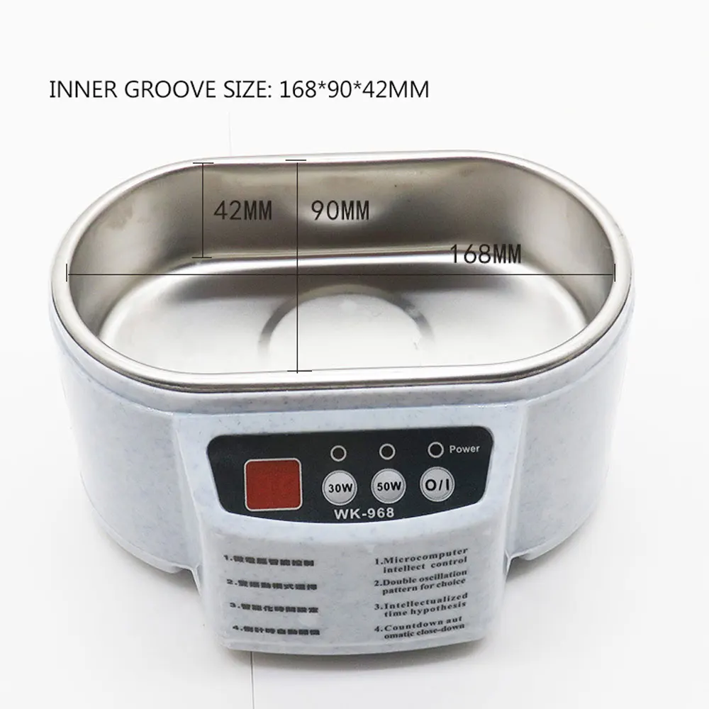 

Multi-purpose Ultrasonic Cleaner Dual-frequency WK-968 For Cleaning Jewelry Glasses Circuit Board Intelligent Control