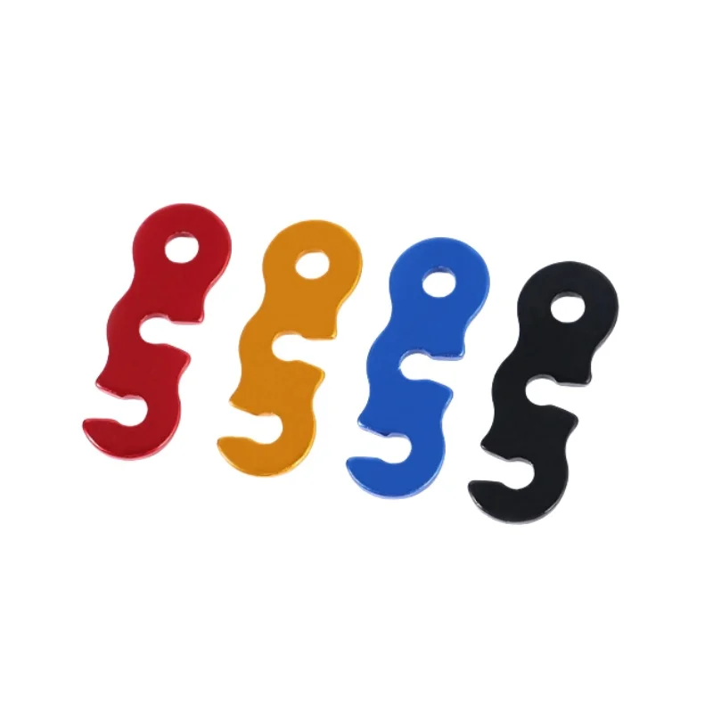 10pcs Adjustable Camping Tent Cord Rope Buckle S Type Tensioners Fastener Kit Outdoor Camping Tents Securing Accessories