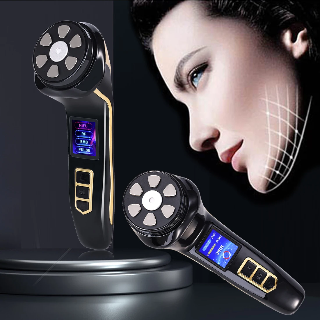 Ms.W Anti wrinkle Multifunction Face Massager V-Shape Neck Whitening Beauty Instrument USB Facial Lifting Eyes Personal Care