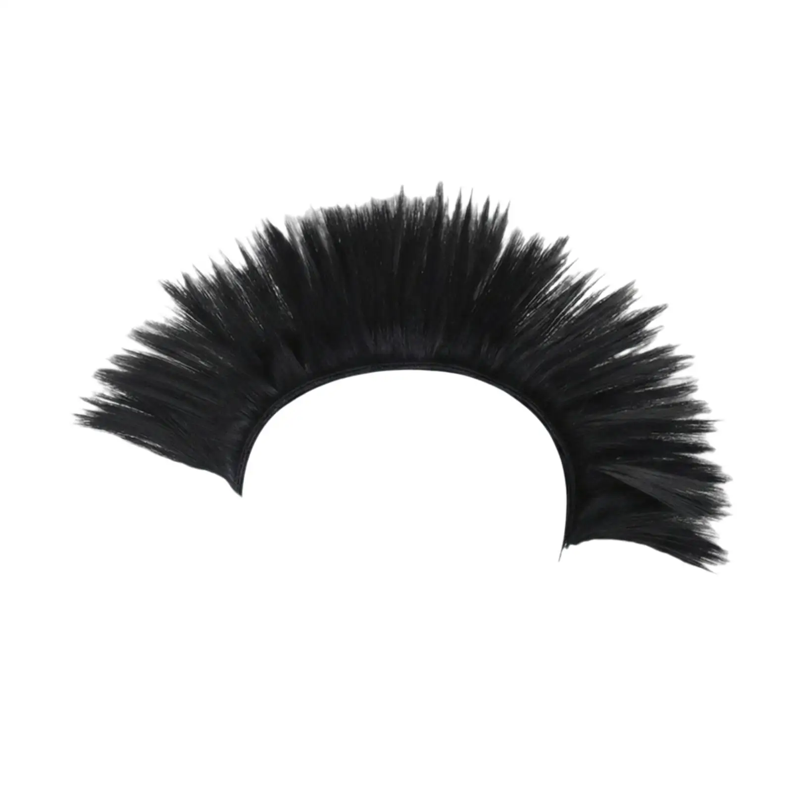 Helmet Wig Cockscomb Wig Versatile Easy to Install Practical Punk Accessory Helmet Headpiece for Celebration Ski Helmets