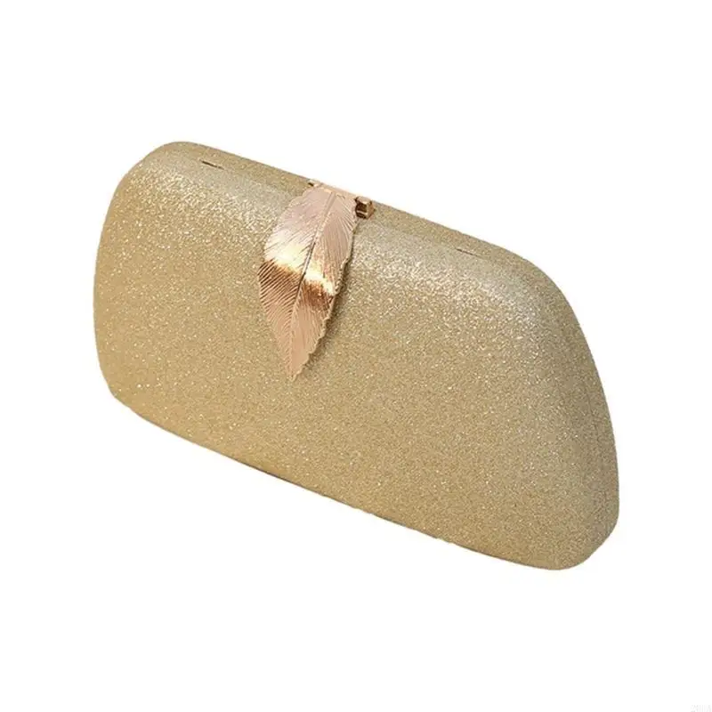 

Shoulder Bag for Girl Women Evening Bag Leather Lady Purse Wedding Leaf Clutch 20CA