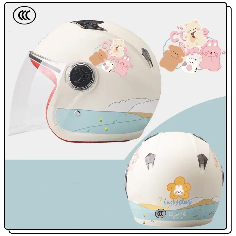 Cute Cartoon Helmets Kids Safty Protection BikeLovely Skating Child Cycling Riding Bicycle Helmets Four Seasons Unisex Helmet