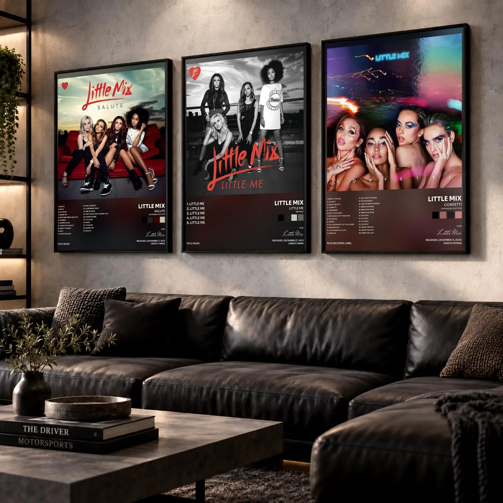 Stylish Pop Group L-Little Mix Poster Wall Art Print Sticker for Bedroom Living Room Dorm Office Modern Home Decor