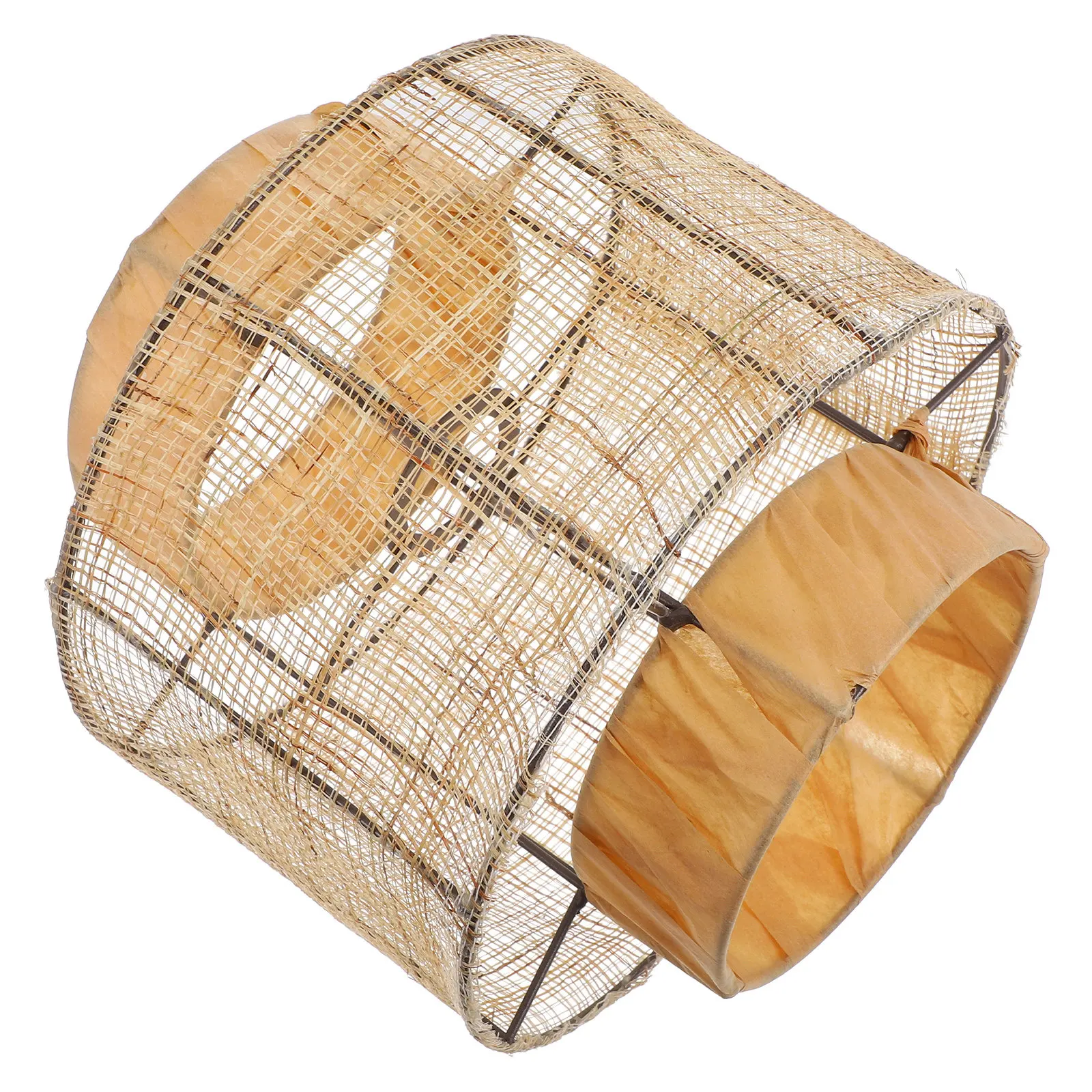 

Modern Woven Lampshade Replacement for Desk Light Cover Small Lamp Shade Lantern Decor Rustic Boho Hanging Lamp Shade for Dining
