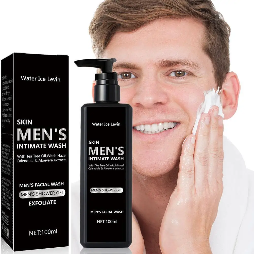 

Men's Amino Acid Scrub Facial Cleanser Deep Cleans Pores and Oil Control Nourishes Skin Hydrating Moisturizing Facial Cleanser
