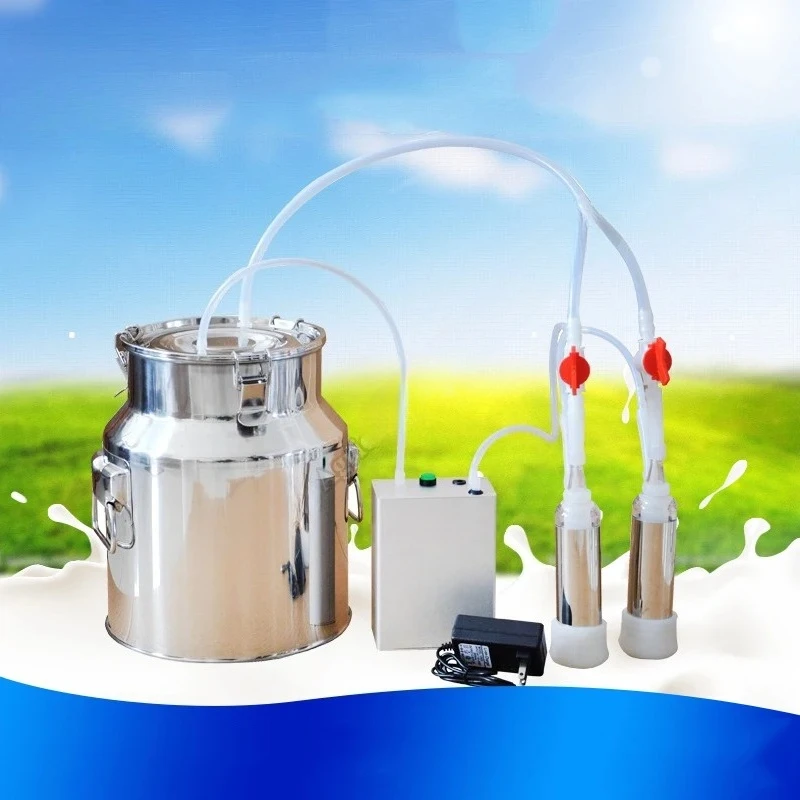 Milking Machine Household Dairy Cow Milking Pump Small Charging Electric Pulse Milker Sheep Cow Milk Milker