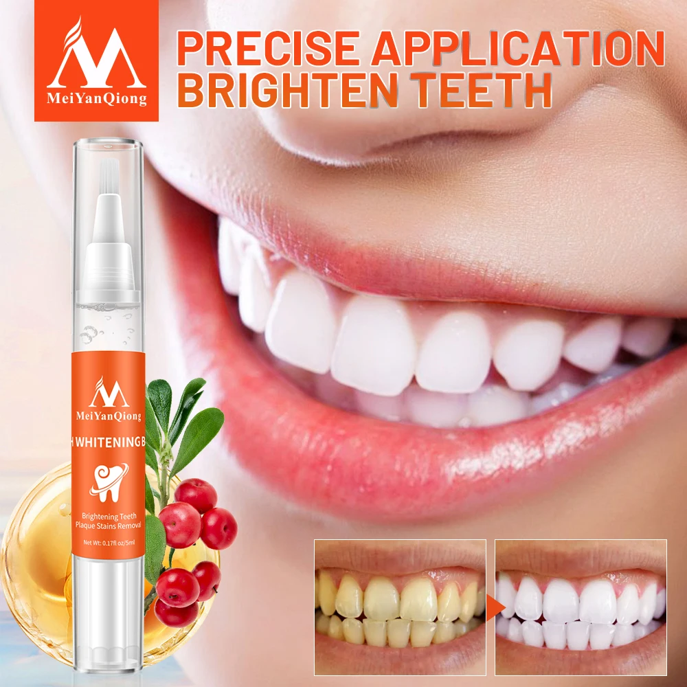 MeiYanQiong Очищение полости рта Отбеливающая эссенция для зубов эффективно удаляет зубной камень Чистка зубов Гигиена полости рта Стоматологические инструменты Уход за полостью рта