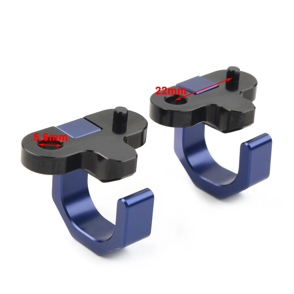 2Pcs Motorbike Aluminum Rear Brake Line Hose Snap Clamp For Suzuki DR650SE RM250 DRZ400S DL650 DRZ400SM