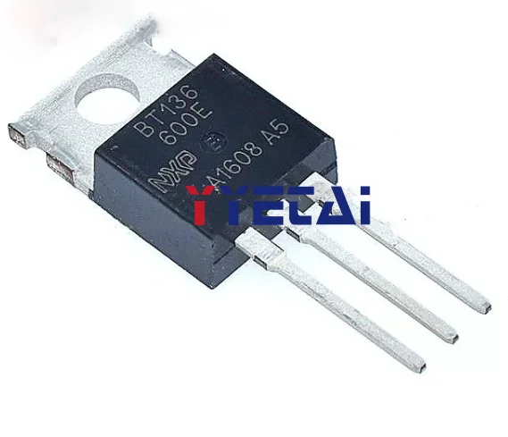 10PCS brand new BT136-600E three terminal bidirectional thyristor 4A 600V TO-220