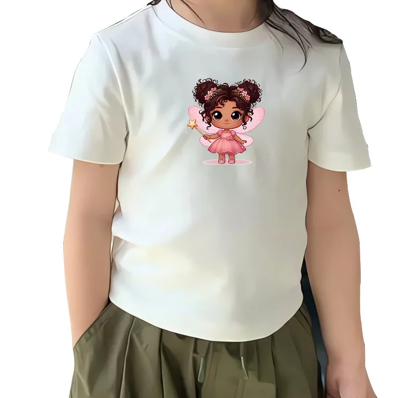 15cm Cute Girl Heat Transfer T-shirt Sweatshirt DIY Decorative Printed Stickers Washable Iron On Children\'s Clothing Stickers