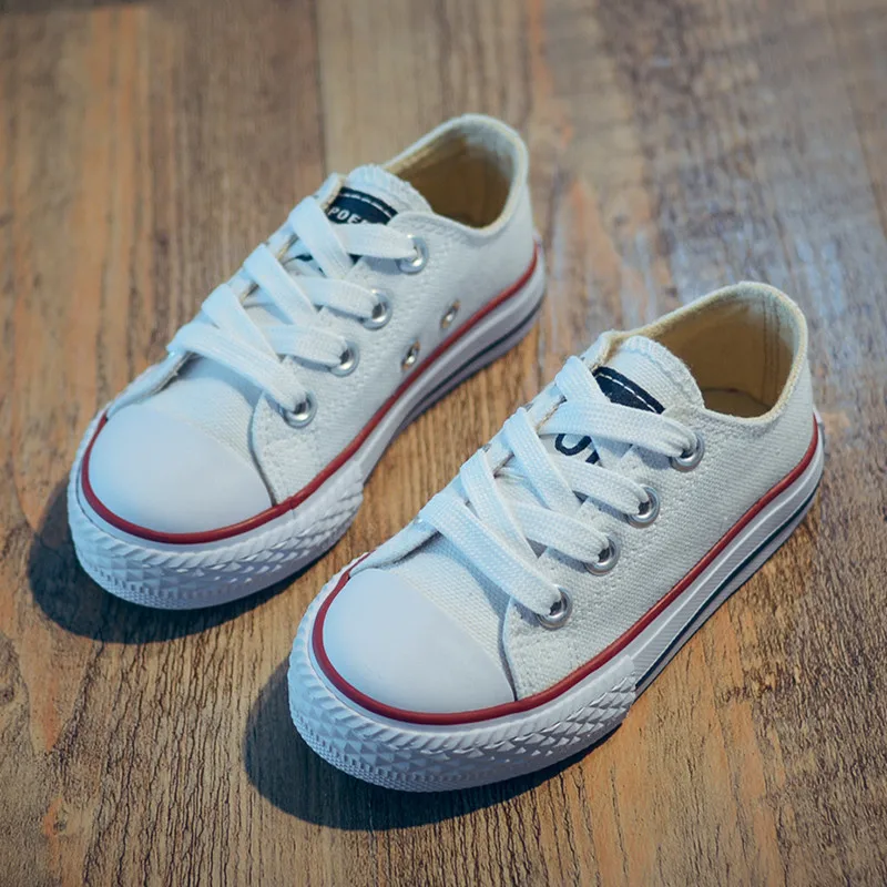 New Brand Kids Canvas Sneakers for Toddler Sport Casual Shoes Fashion Breathable Children Flats Canvas Shoes Boys Girls Loafers