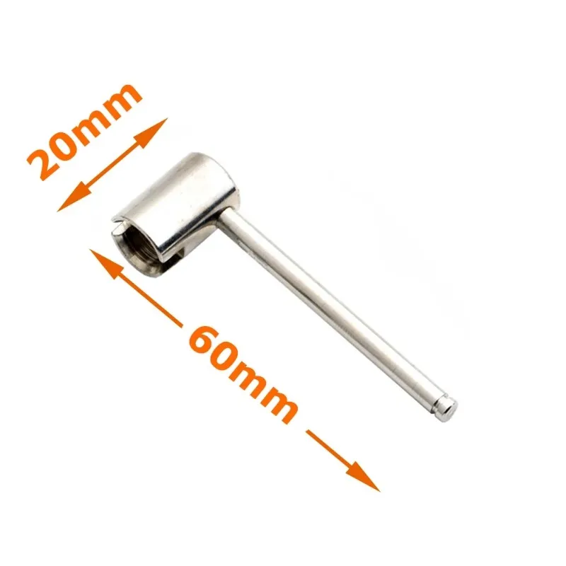 Ink Cartridge Valve Switch, Stainless Steel 2‑Ways Spanner Wrench, Inject Valve Tool for UV Solvent Inkjet Printer