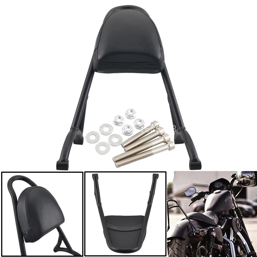 

New Motorcycle Black Detachable Rear Passenger Backrest Sissy Bar For Harley Davidson Sportster XL 883 1200 2004-2016