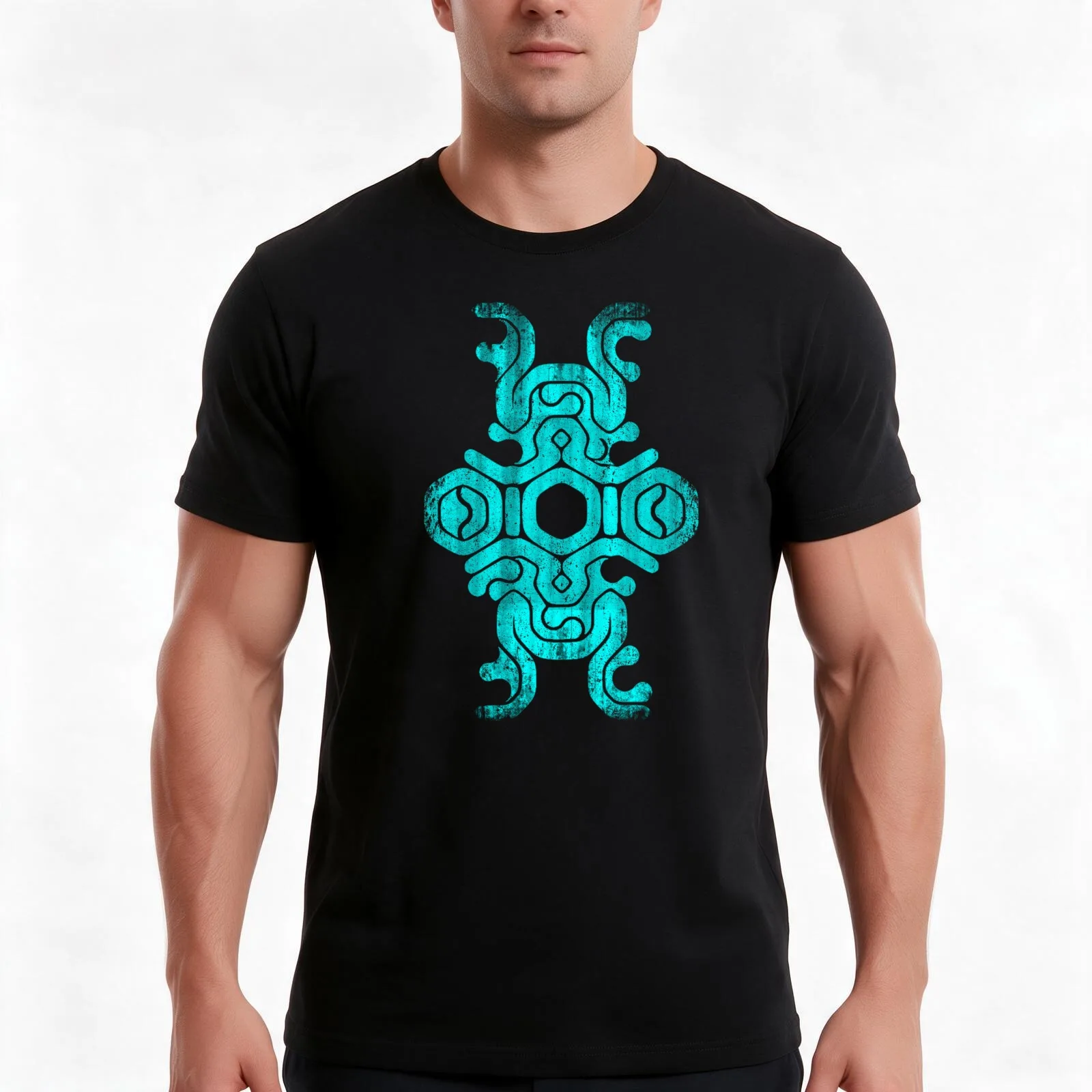 Shadow of the Colossus Sigil Mark Colossus weak point T-Shirt, Summer Casual Cotton Tee, Oversized Streetwear Tops, 100% Cotton