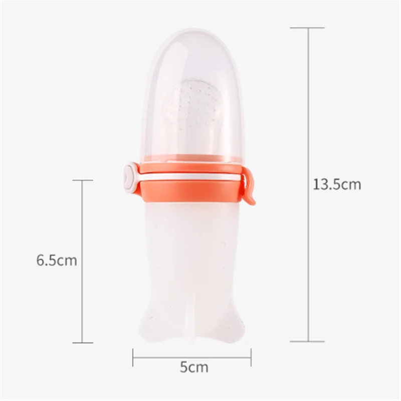 1PCS Baby Spoon Feeder Silicone Spoon Feeding Medicine Baby Cutlery