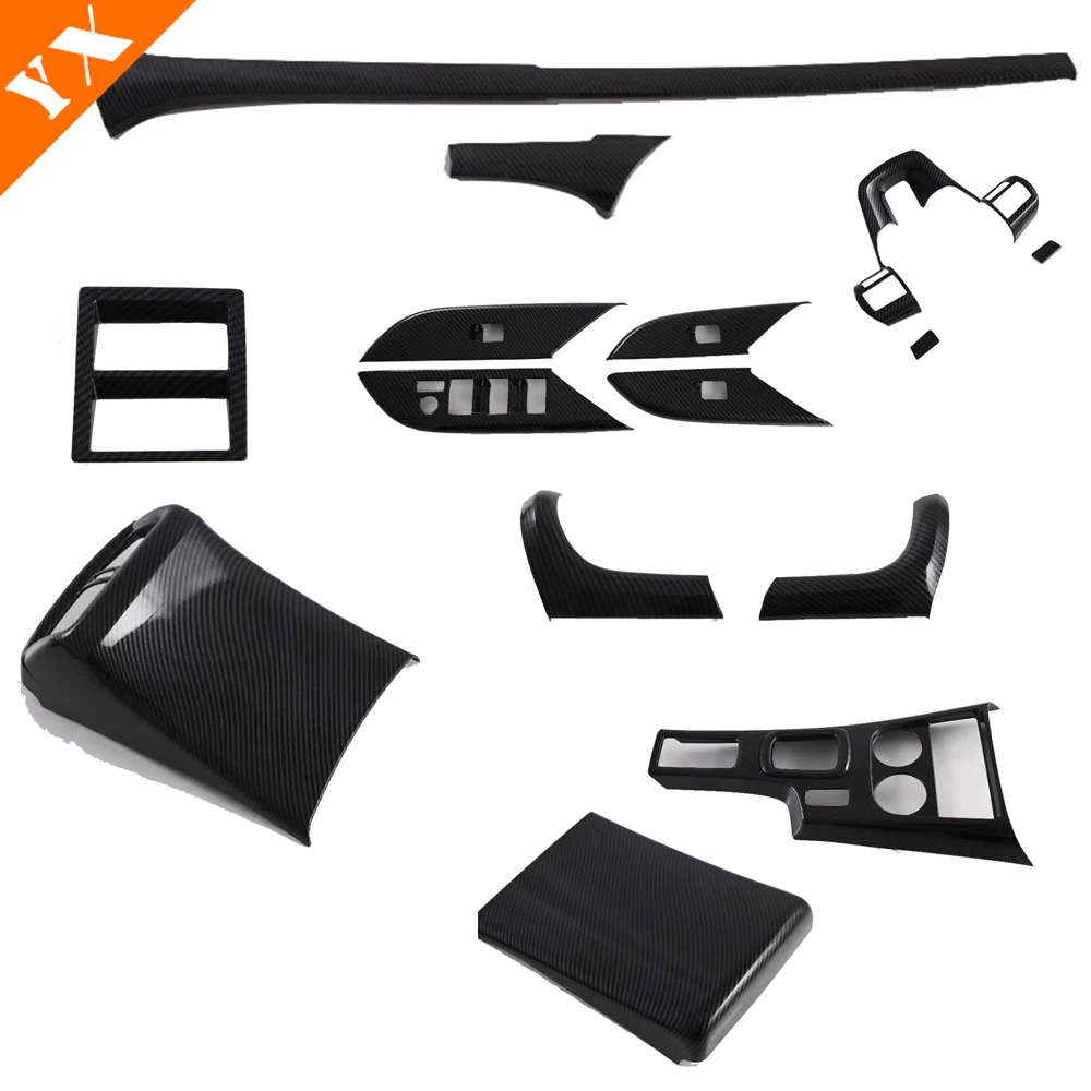 

For Toyota hilux 2015-2025 Car interior accessories,glass switch,gear shift,instrument vents, interior handle,rear anti kick