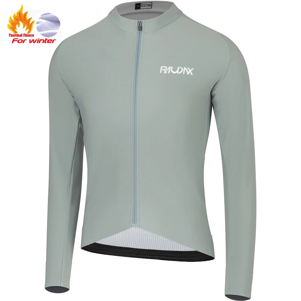 Herren Winterjacken 2026 Team Raudax Winter-Radbekleidung MTB Langarm-Radtrikots Ropa Ciclismo Triathlon-Radsets – Detail 6