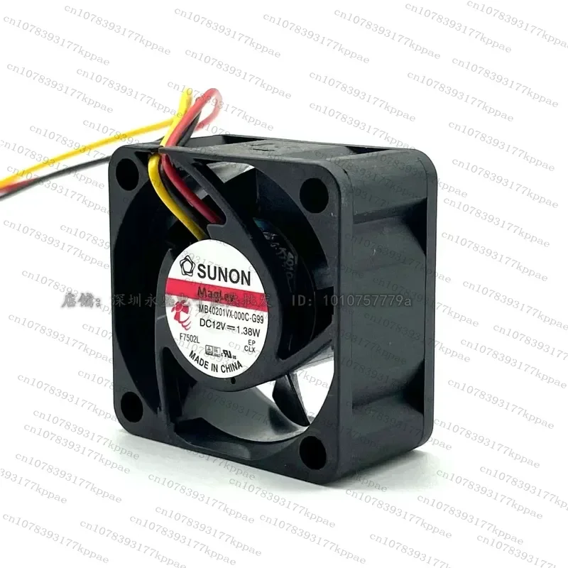 1PCS for SUNON Original Built-in MB40201VX-000C-G99 4020 12V 1.38W 4CM Power Fan