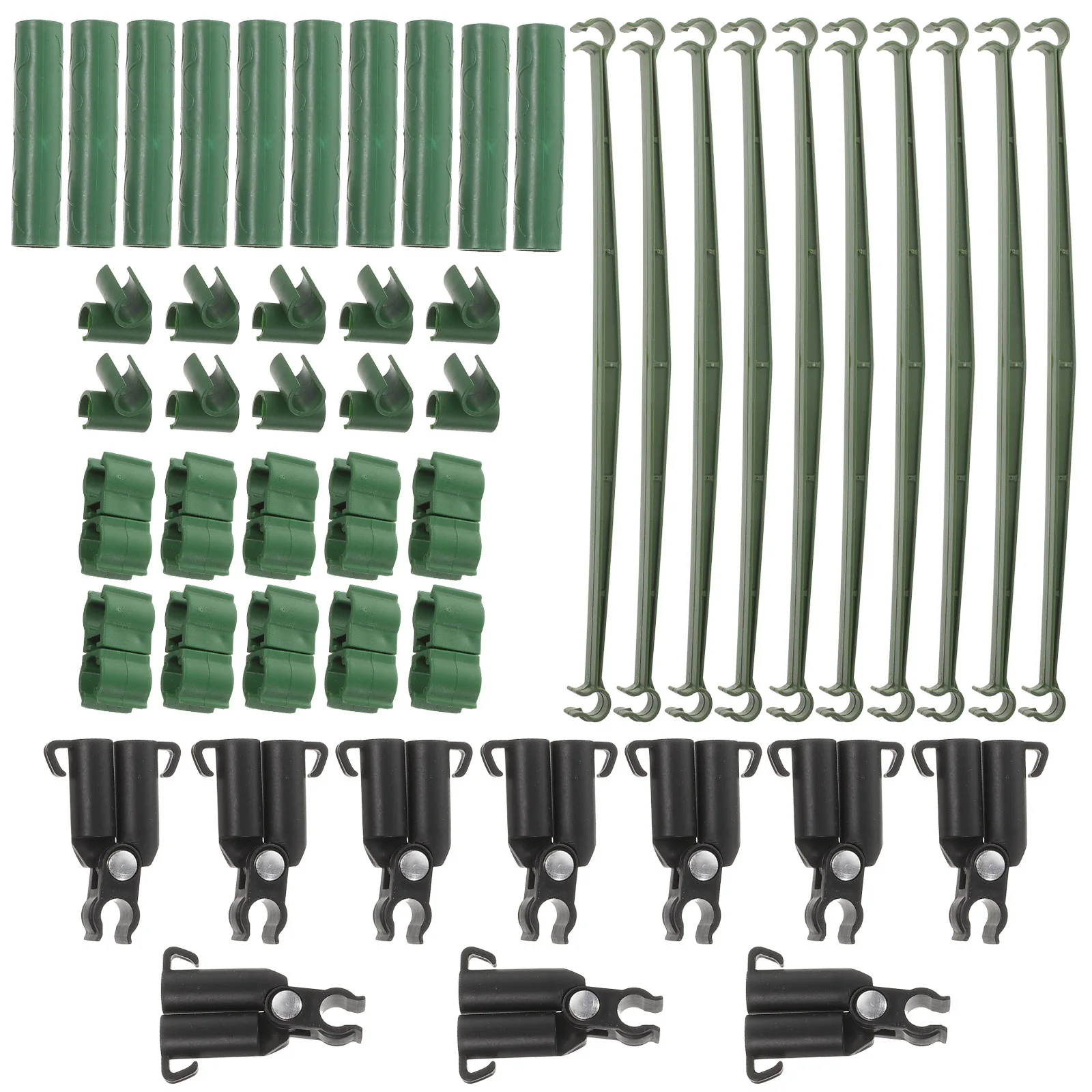 

1 set Garden Plant Stake Clips Premium Pe Adjustable Connectors For Tomato Cucumber Vine Support Trellis Connectors Gardening