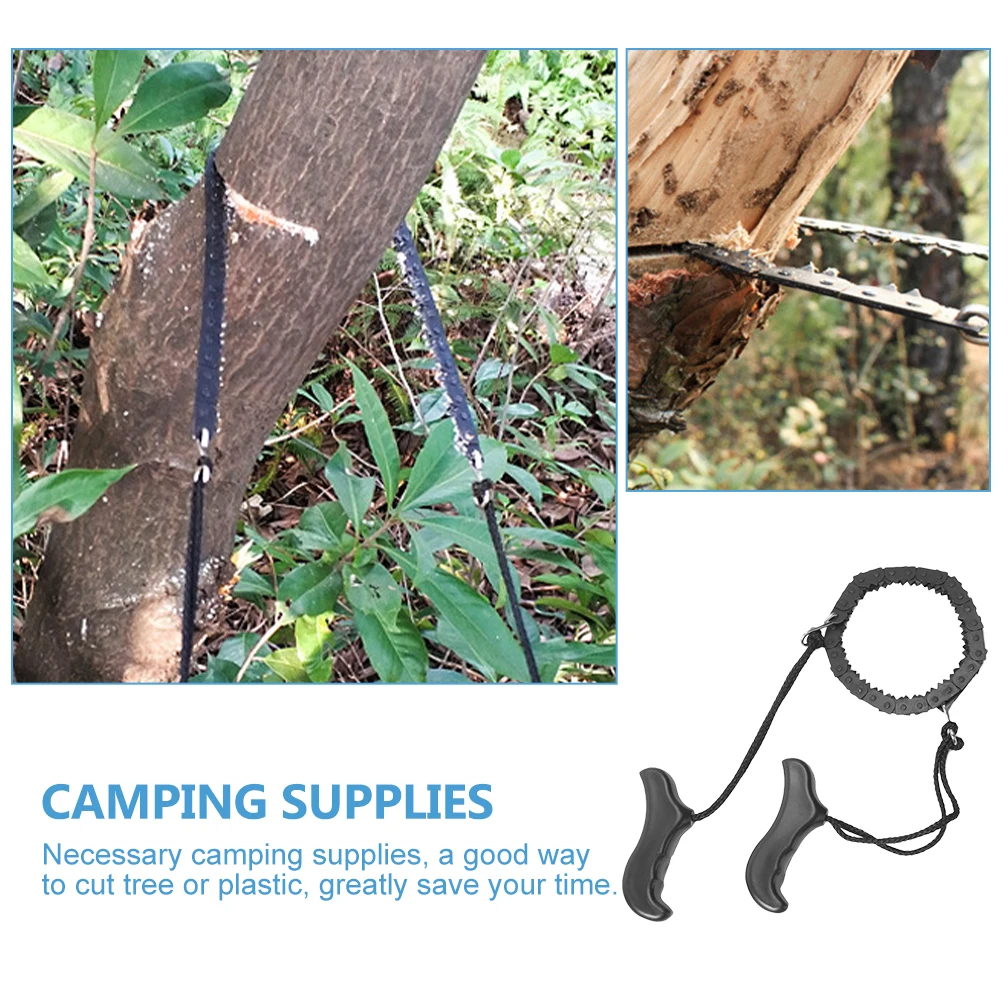 

Outdoor Logging Saw Pocket Chainsaw Tools Emergency for Hand Drawn Plastic Camping