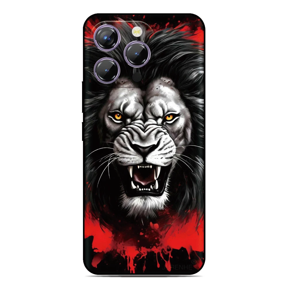 Lion Roar Phone Case For OPPO A5x 4G A79 5G A80 A3X A5 A3 Pro A8 A9 A53 2020 A40 A2X A16 A16s A15 A17 A17K A18 A38 Cover